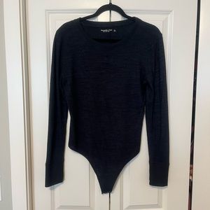 Black Knit Bodysuit